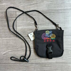 Y2K Walt Disney World Mini Shoulder Bag Embroidered Mouse Ears NWT 2004 Firework